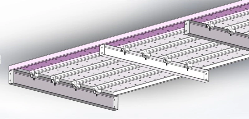 Waehouse Racking Supported Heavy Duty Metal Steel Mezzanine Floor