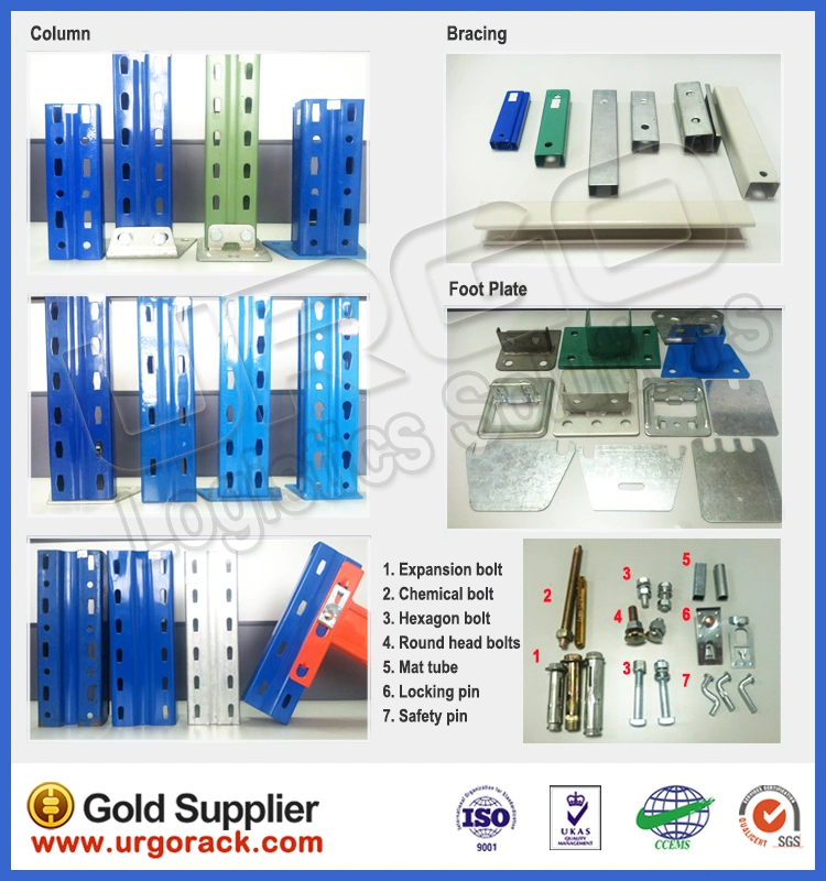 Industrial Warehouse Storage Heavy Duty Selective Metal Vna Pallet Rack