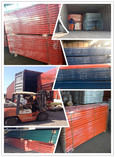 Industrial Warehouse Storage Steel Push Back Pallet Rack