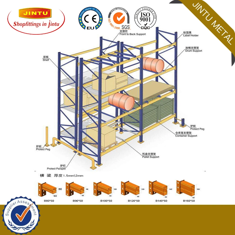 Heavy Duty Storage Racking Double Deep Storage Rack