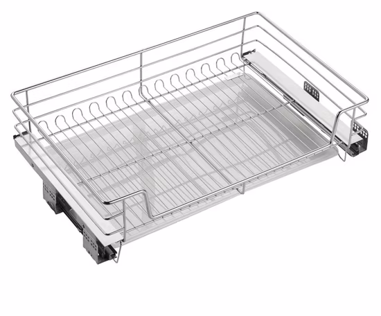 キッチン収納アクセサリー引き出しキャビネットクロームアイアンキッチンキャビネットバスケット